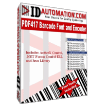 PDF417 Bar Code Fonts Screenshot